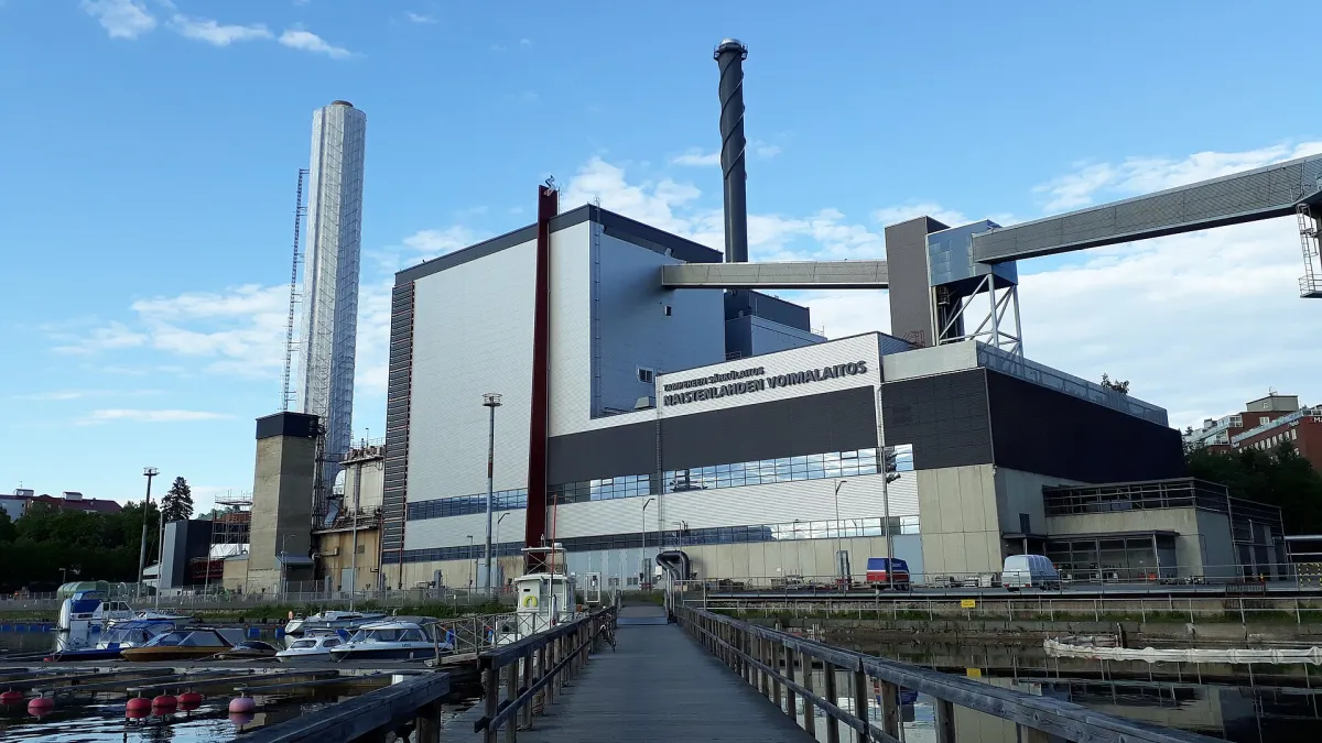 Naistenlahti Power Plant in Tampere, July 2017