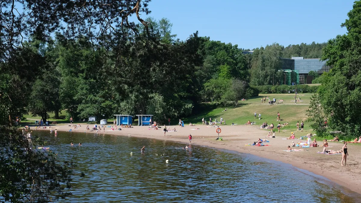 Rosendahl beach, Pyynikki, Tampere.