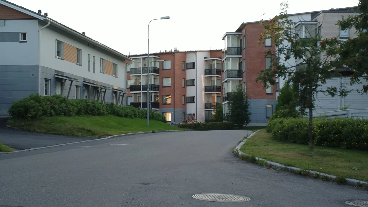 Vehkakuja street in Atala district of Tampere