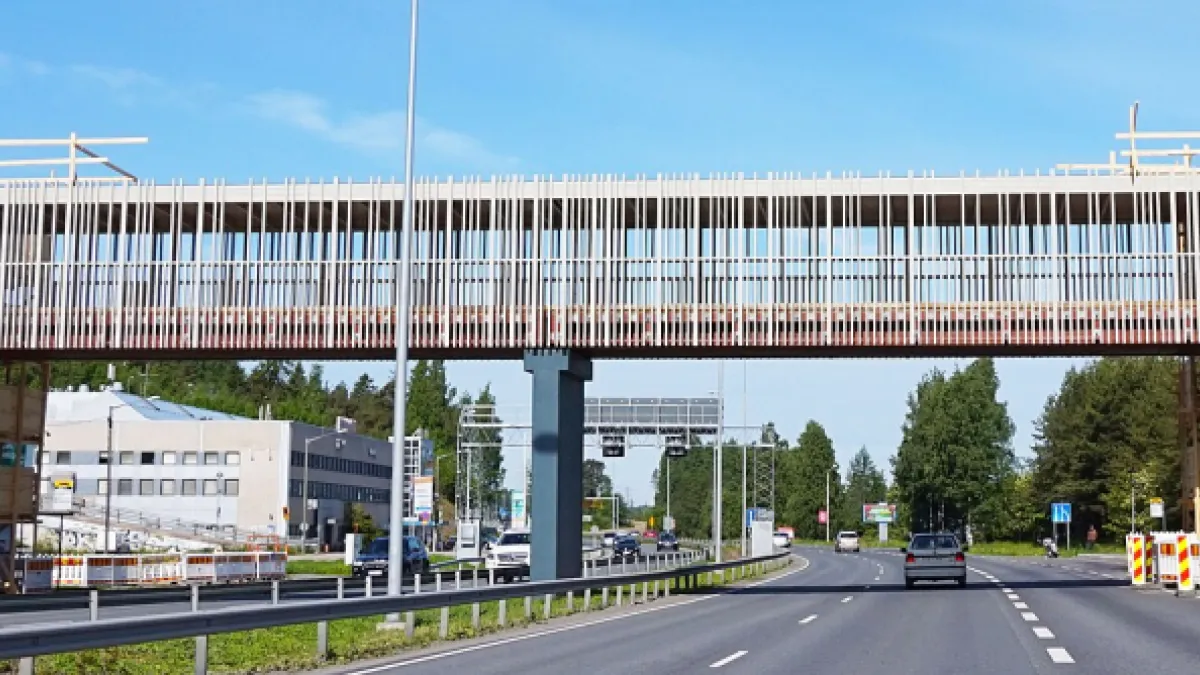 New Särkänsilta pedestrian and cycle bridge to open on June 18