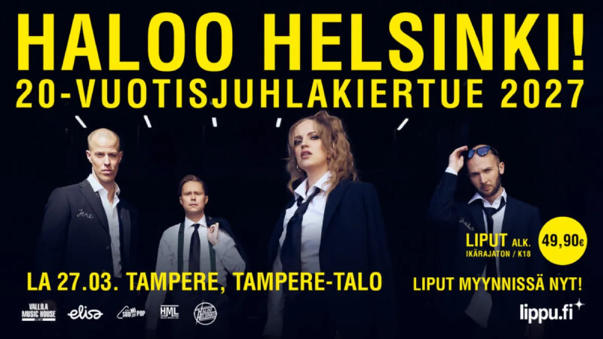 HALOO HELSINKI! – 20TH ANNIVERSARY TOUR 2027