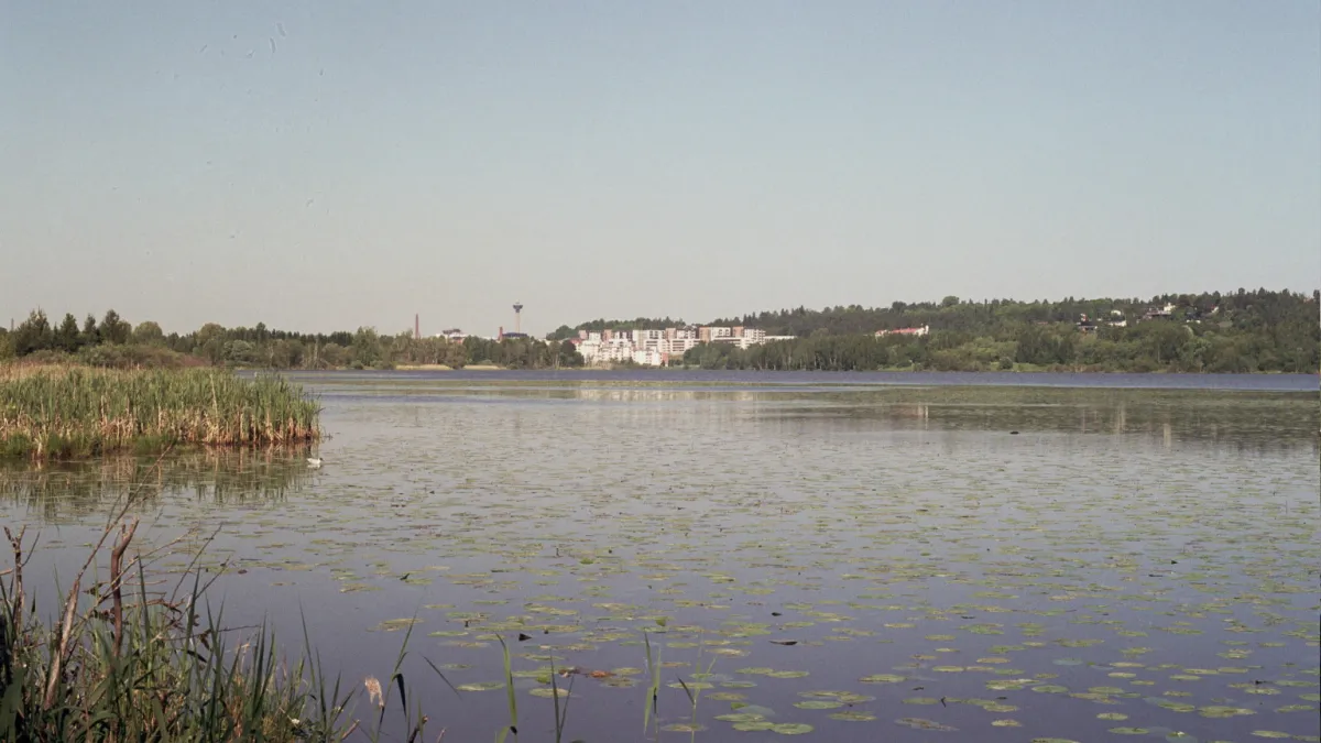 Iidesjärvi, a small lake in Tampere, Finland.