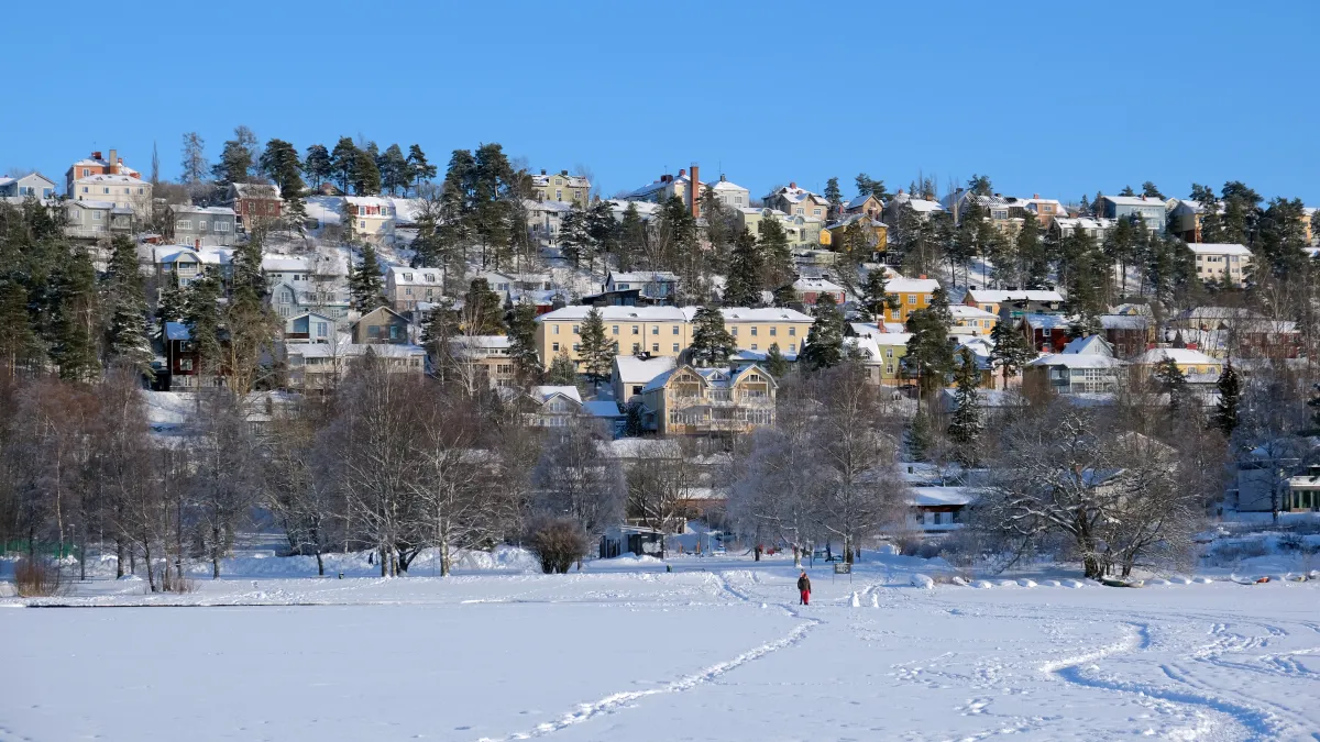 Pispala, a picturesque neighbourhood on Pispala ridge in Tampere