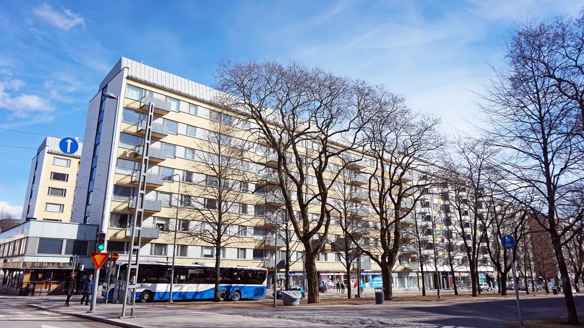 Hämeenpuisto 17 in Tampere, Finland.