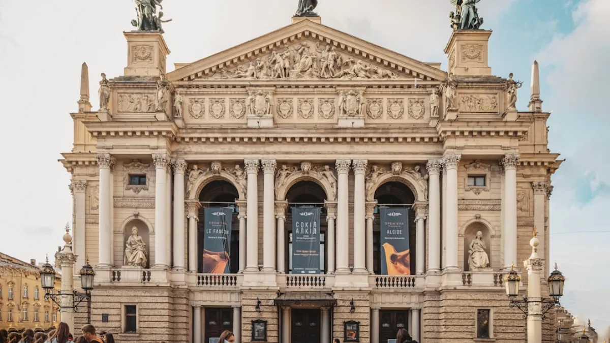 Lviv Opera House Facade