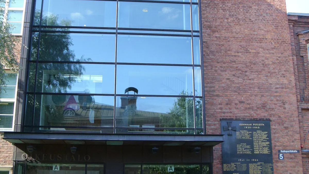 Pirkanmaan käräjäoikeus (Court for Pirkanmaa area), Tampere, Finland