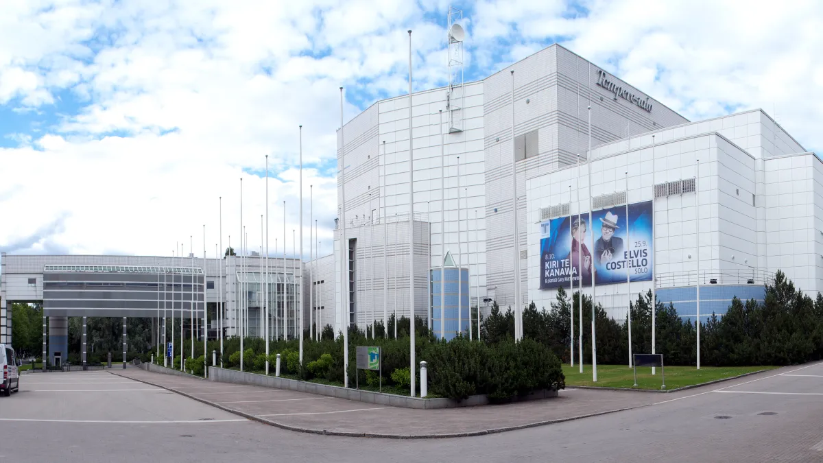 Tampere Hall (Tampere-talo), the largest congress and concert centre in the Nordic countries