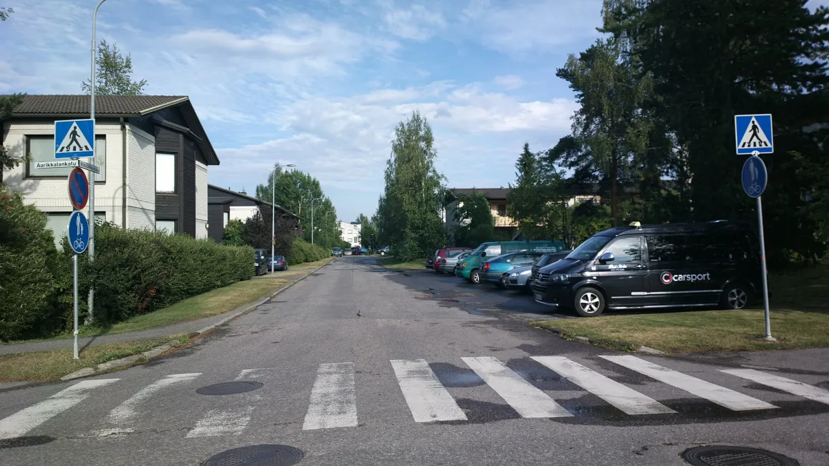 Riihipellonkatu in Hakametsä district of Tampere