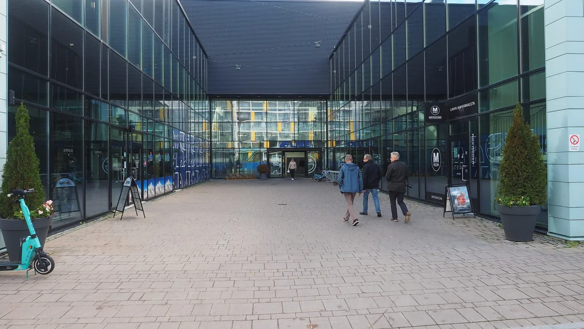 An exterior view of the Like shopping centre in Lielahti, Tampere, Finland on an afternoon in October 2024.