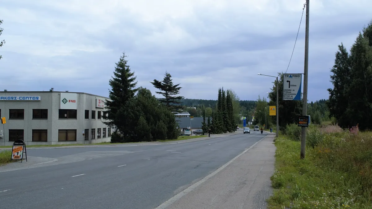 Nuutisarankatua Tampereen Sarankulmassa