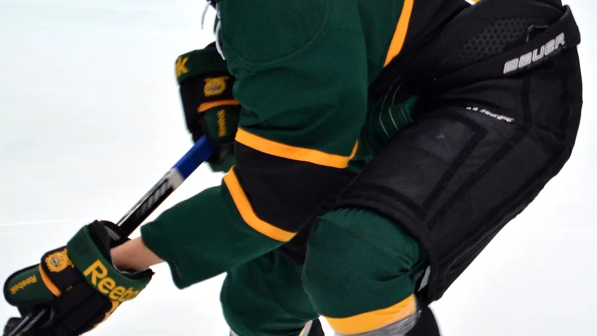 Finnish ice hockey forward Roope Hintz playing for Tampere Ilves in an SM-liiga preseason game against Espoo Blues in Tampere, Finland.