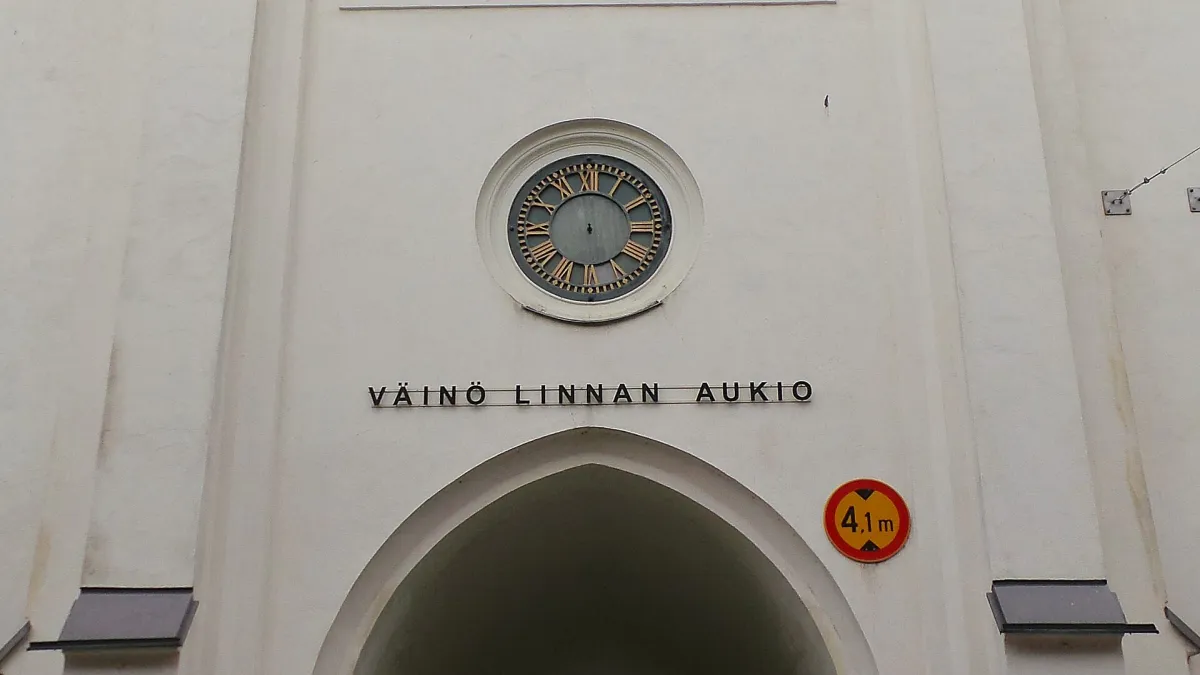 Väinö Linna Square in Finlayson, Tampere