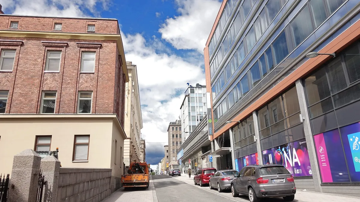Pellavatehtaankatu in Tampere, Finland.