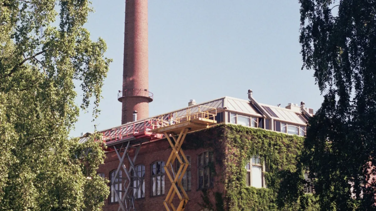 A part of the former wool factory of Klingendahl in Tampere, Finland.