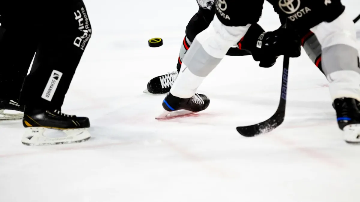 people playing ice hockey