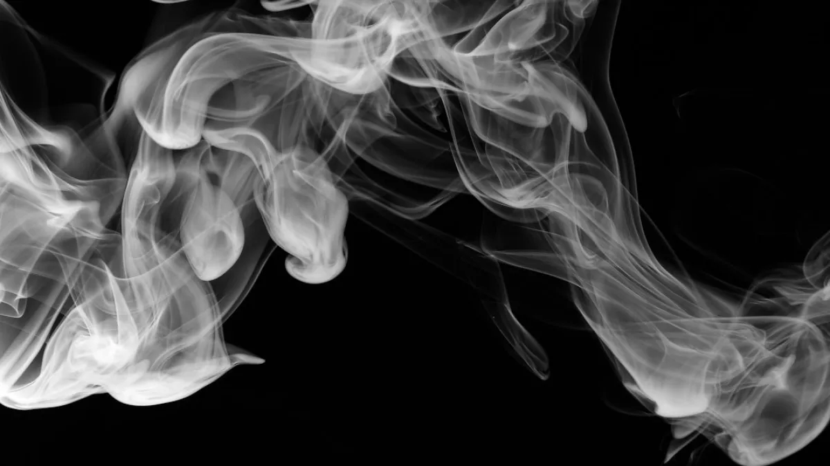 some smoke
