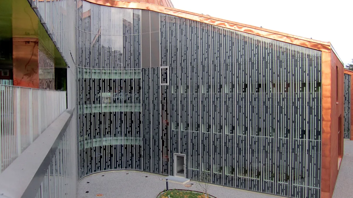 Tipotie Community Health Centre, Amuri, Tampere, Finland. At the time of photographing it was still under construction.