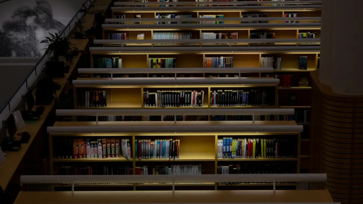 books in library