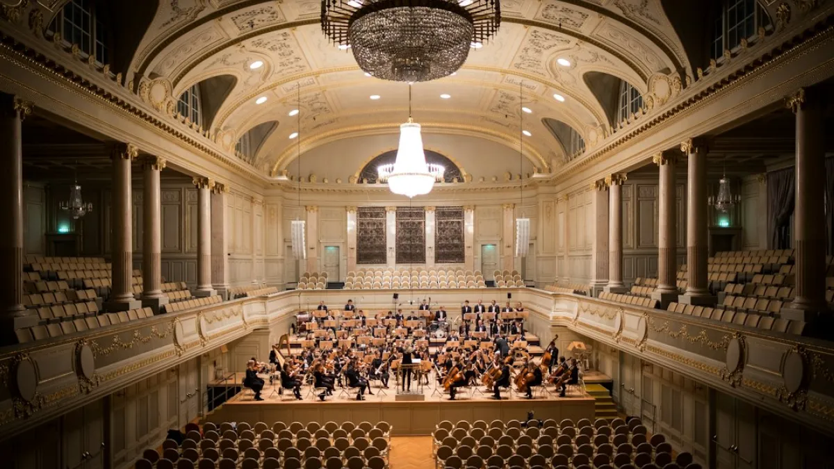 Orchestra rehearsal