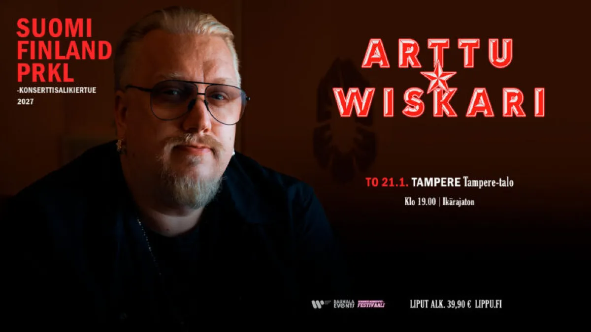 Arttu Wiskari – Suomi Finland PRKL Concert Hall Tour