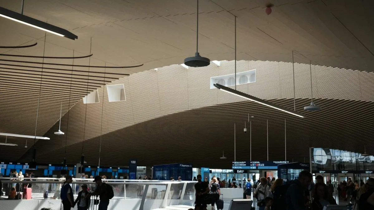 Helsinki airport terminal 2023.