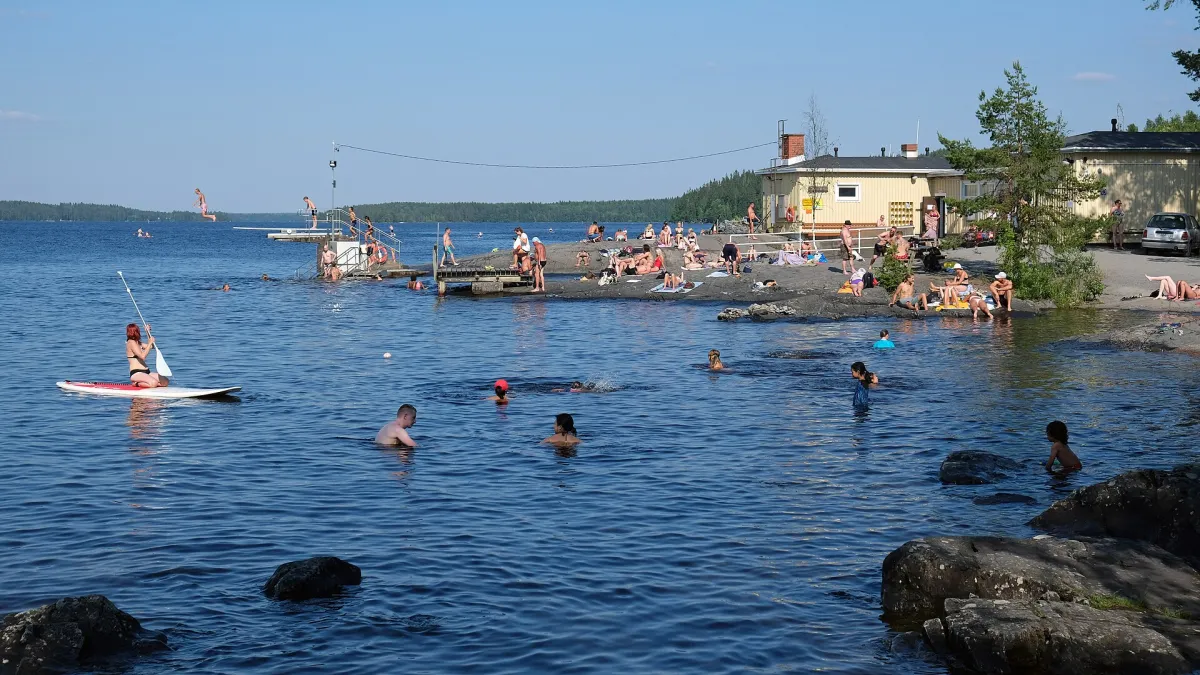 Rauhanniemen public bath, Tampere.