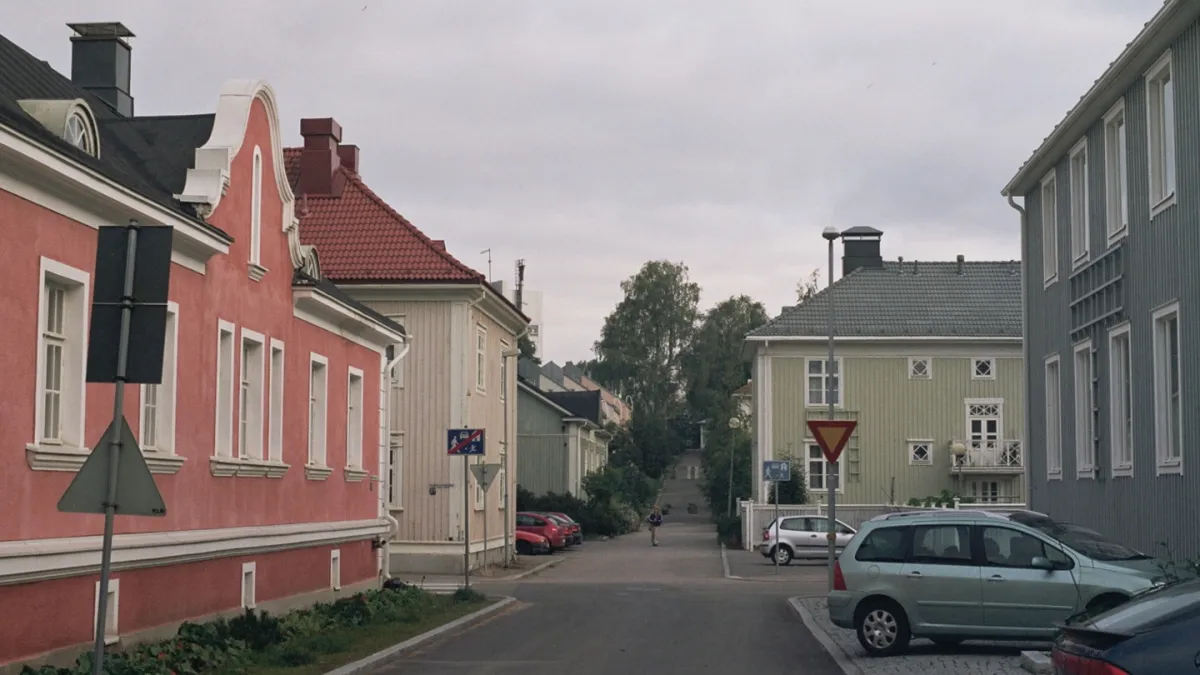 A view of the Tammela area of Tampere, Finland.