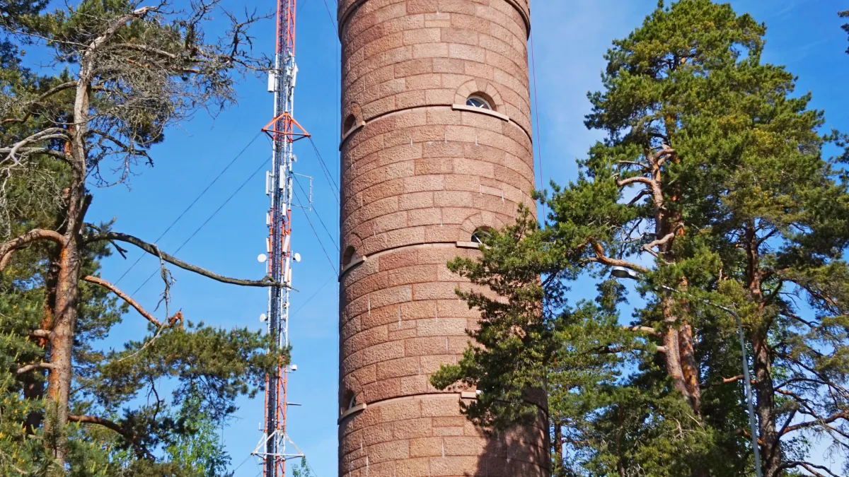 Pyynikki observation tower in Tampere, Finland.
