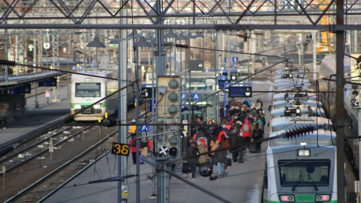 Railway station, Tampere, Finland