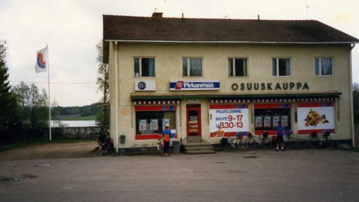 Rural co-operative store near Tampere, Finland May 1987