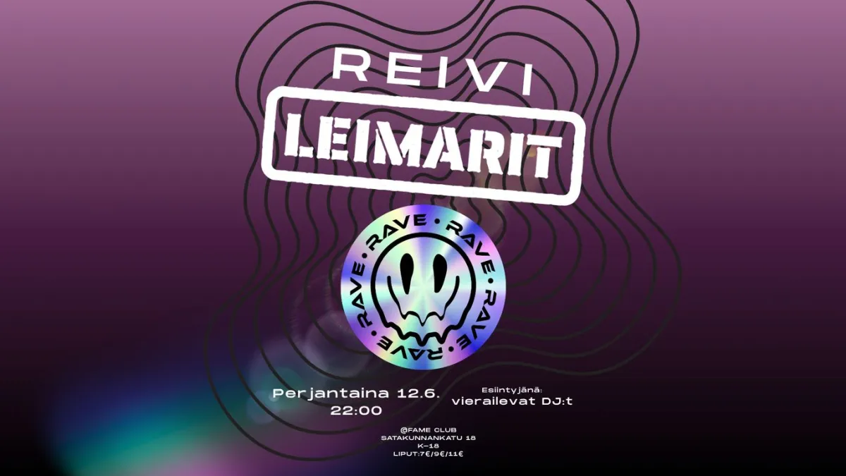 Leimarit -logo, rave-logo