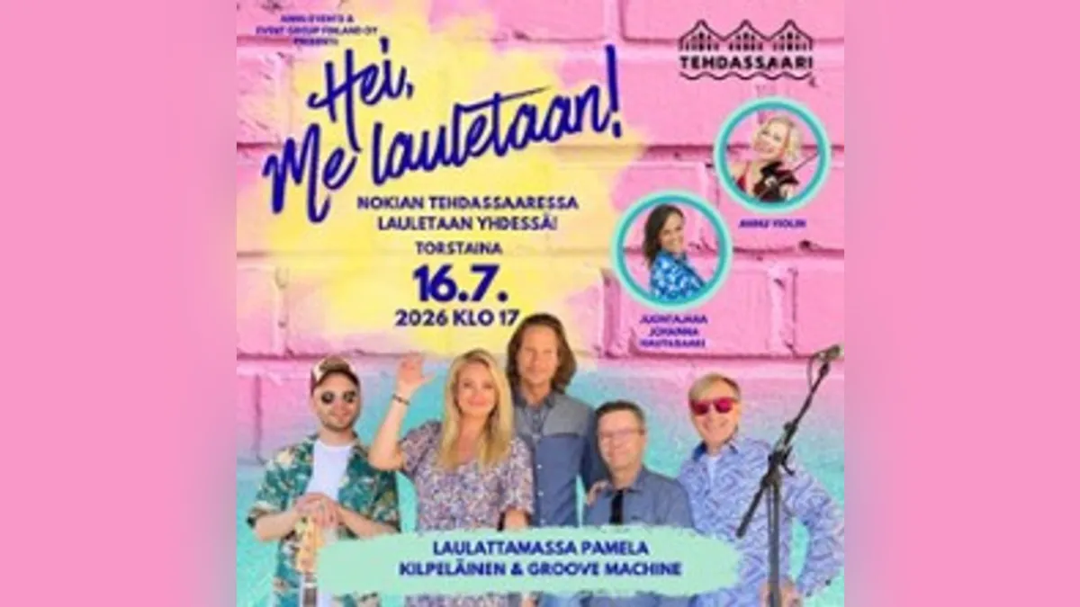 Hei, me lauletaan! Tehdassaari