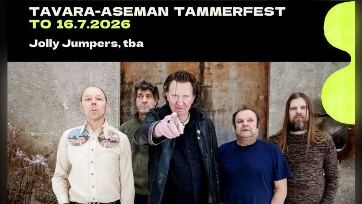 Tavara-aseman Tammerfest: Jolly Jumpers - Mobile Babylon 20 vuotta + tba