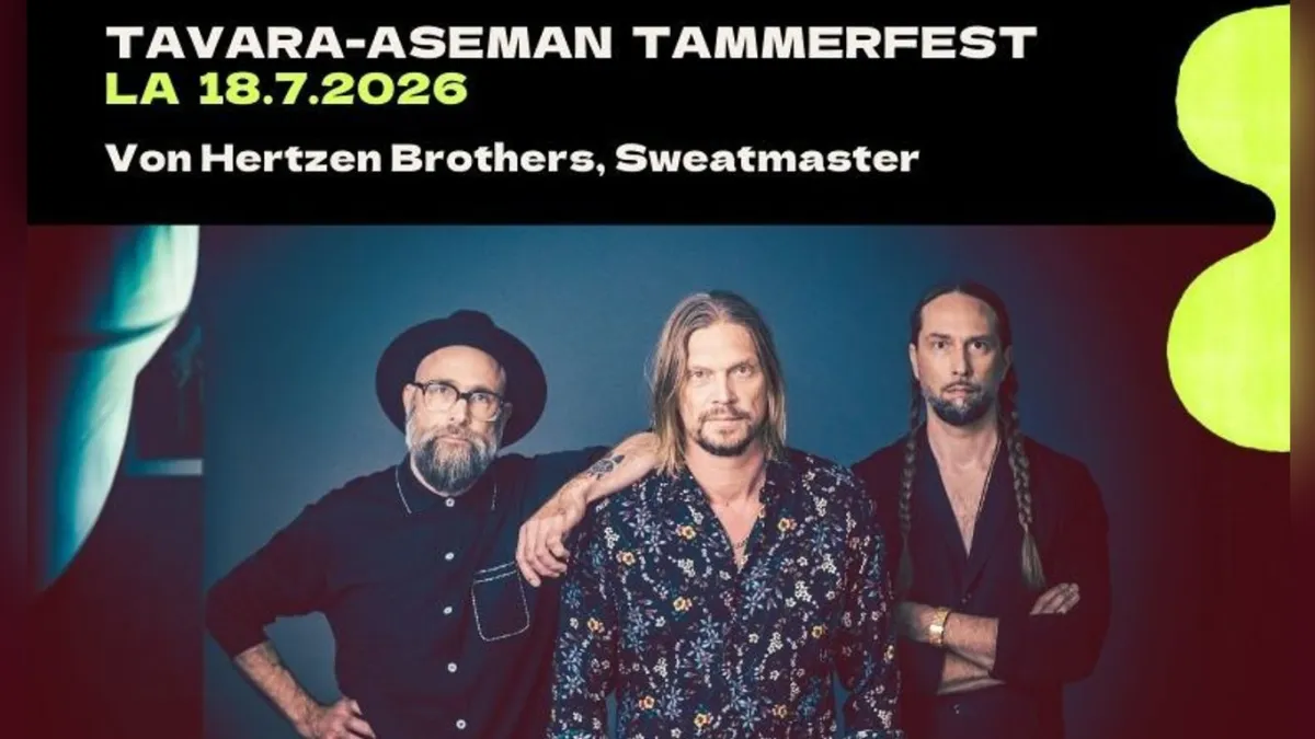 Tavara-aseman Tammerfest: Von Hertzen Brothers, Sweatmaster