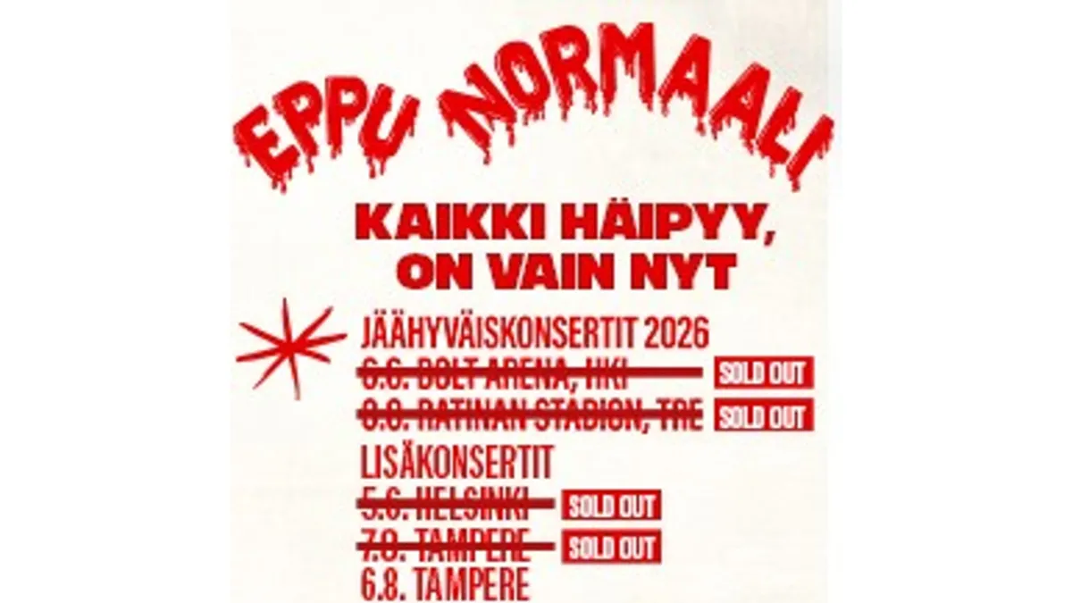 Eppu Normaali: Kaikki häipyy, on vain nyt - lisäkonsertti
