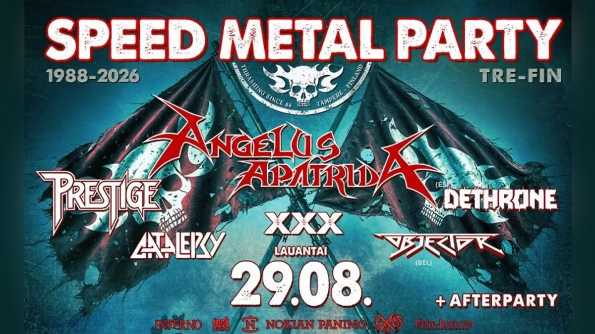 Speed Metal Party 2026: Angelus Apatrida (ES), Prestige, Dethrone, Catalepsy
