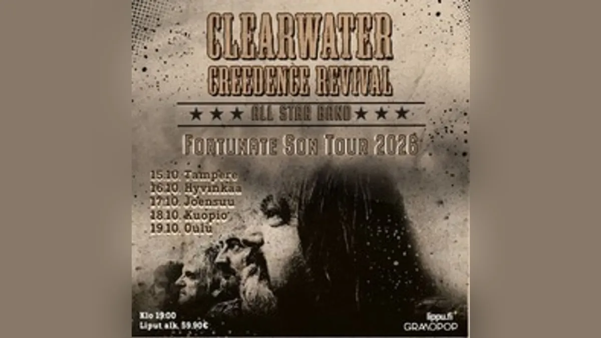 Clearwater Creedence Revival - Fortunate Son Tour 2026