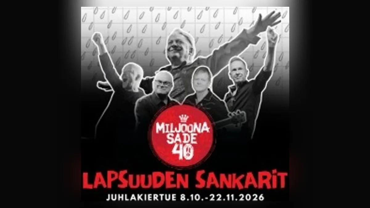 Lapsuuden sankarit -juhlakiertue: Miljoonasade 40 vuotta