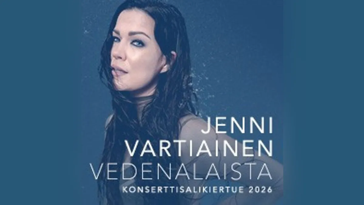 Jenni Vartiainen - Vedenalaista-konserttisalikiertue 2026