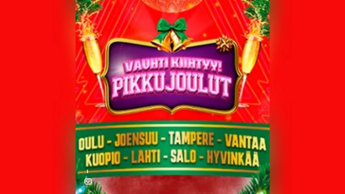 Vauhti Kiihtyy -pikkujoulut Tampere - Kaverilippu K-18