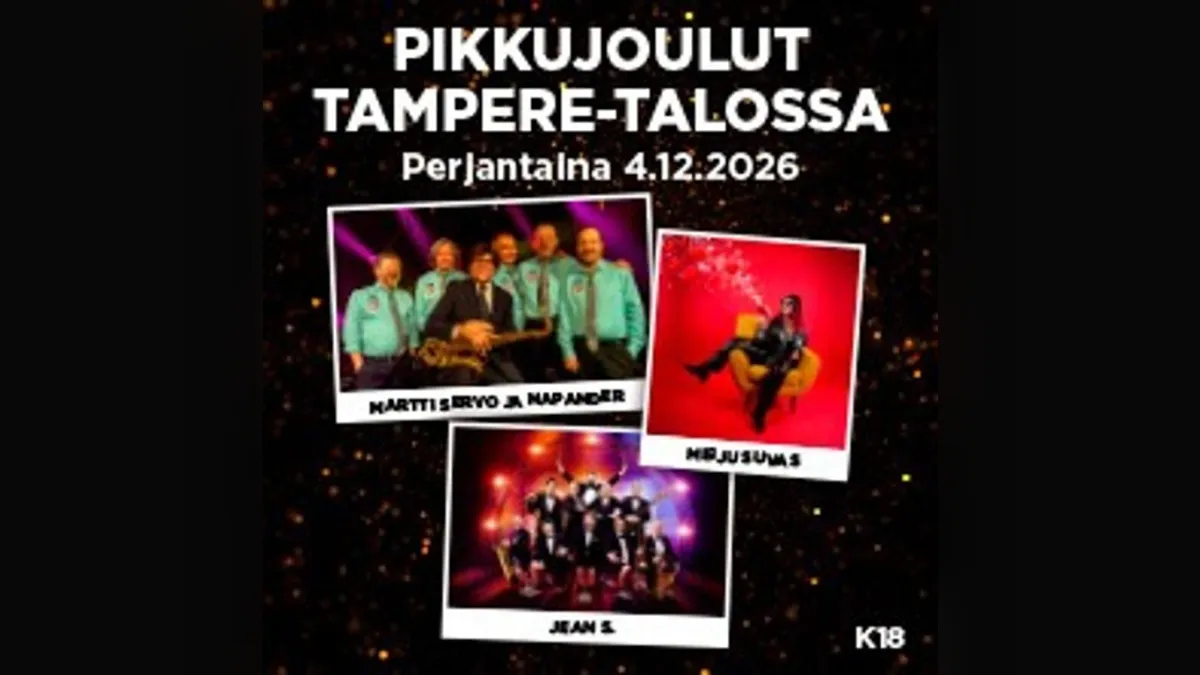 Pikkujoulut Tampere-talossa (K18)