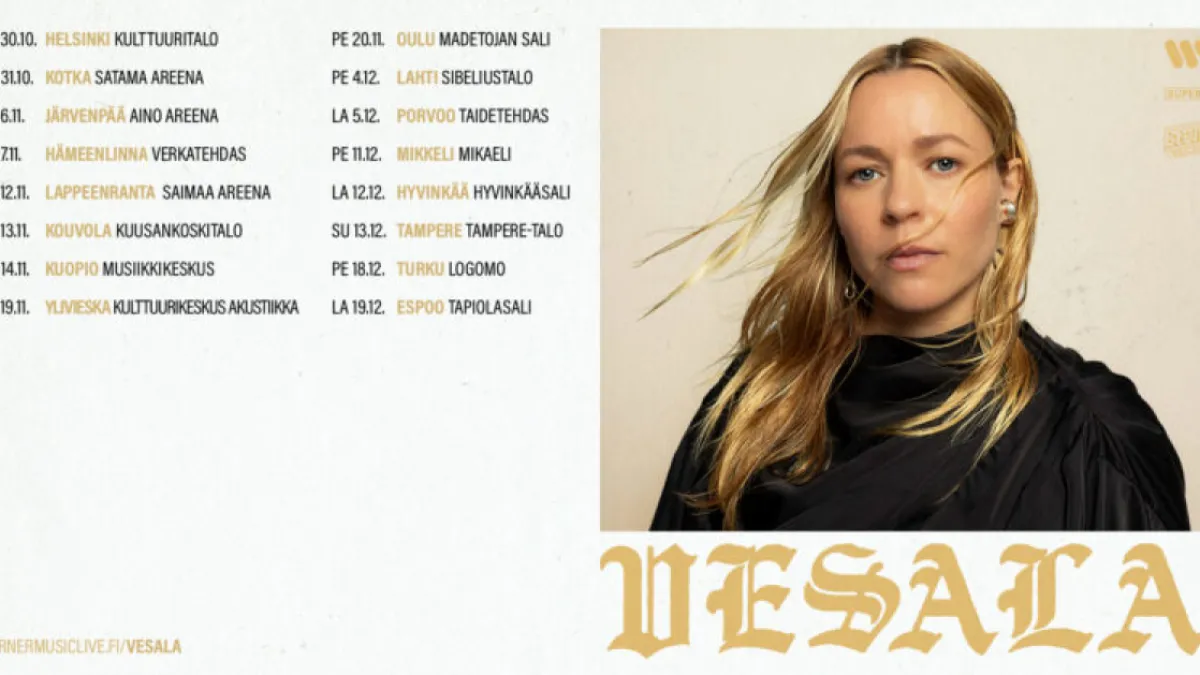 VESALA – Laulumailla Concert Hall Tour 2026