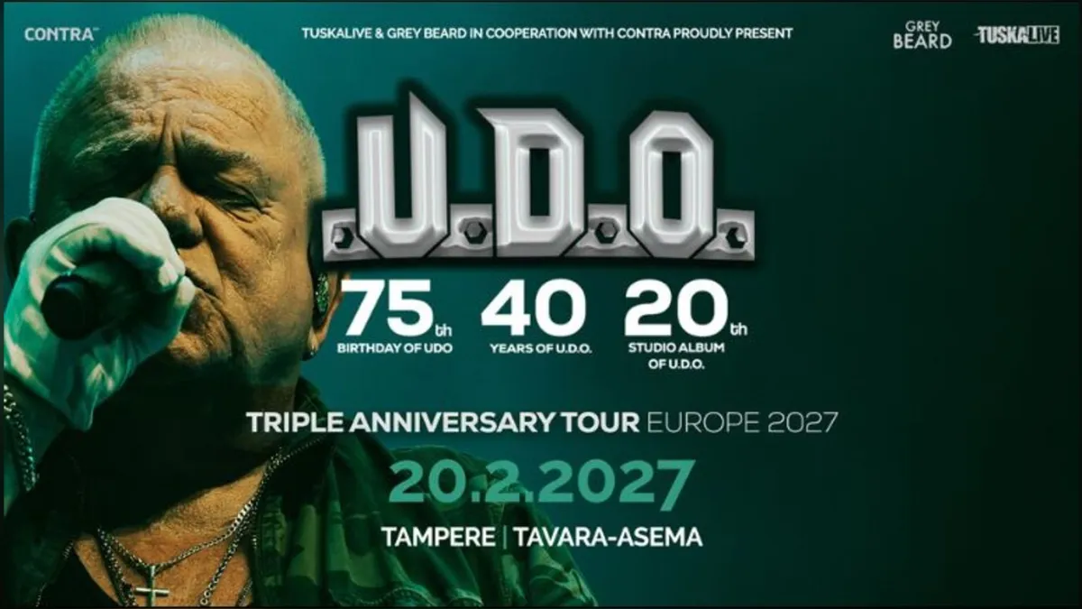 U.D.O (GER) - Triple Anniversary tour 2027