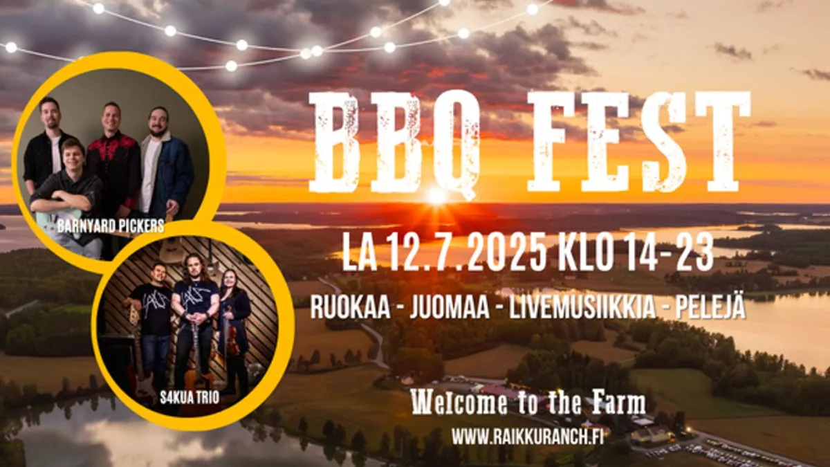 Kuvassa on BBQ-festin mainos.