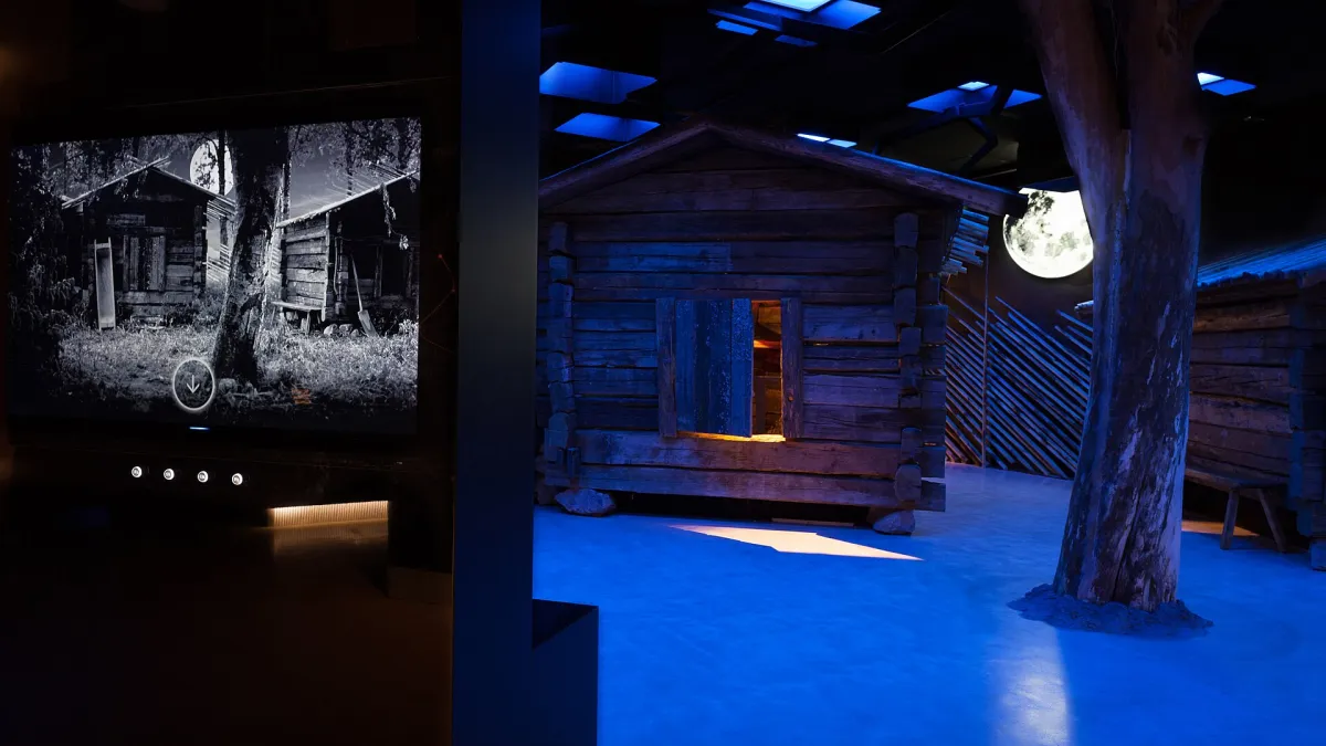 Kuva Postimuseon Viestinviejät-näyttelystä