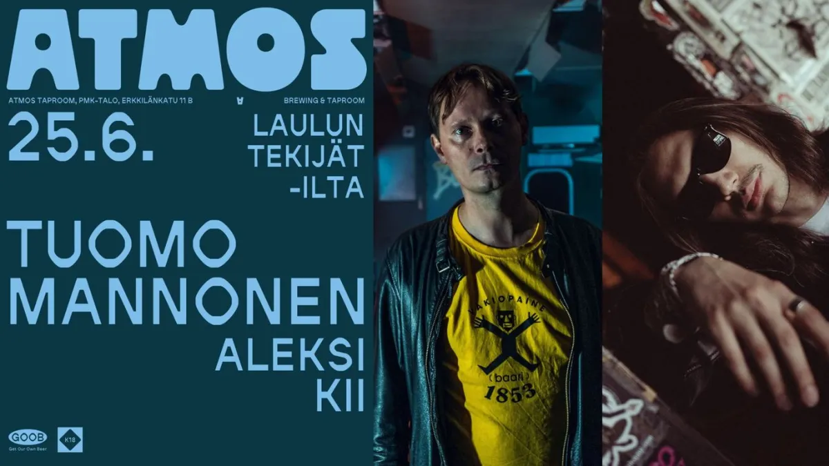 Laulun Tekijät -ilta: Tuomo Mannonen, Aleksi Kii