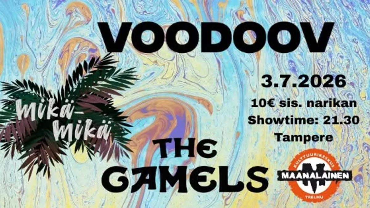 VoodooV, Mikä-Mikä, The Gamels @ Maanalainen