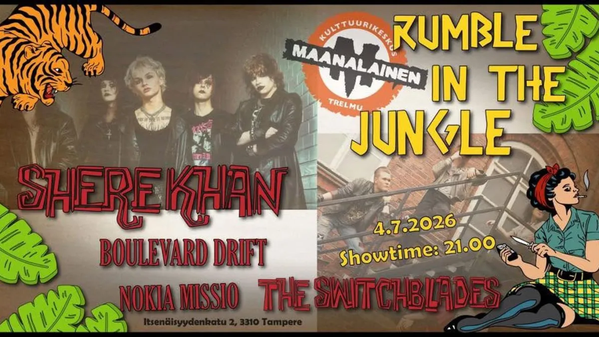 RUMBLE IN THE JUNGLE / Maanalainen, Tampere
