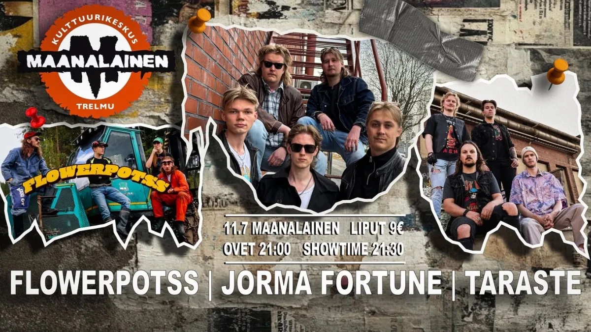 Jorma Fortune | Taraste | Flowerpotss @ Maanalainen