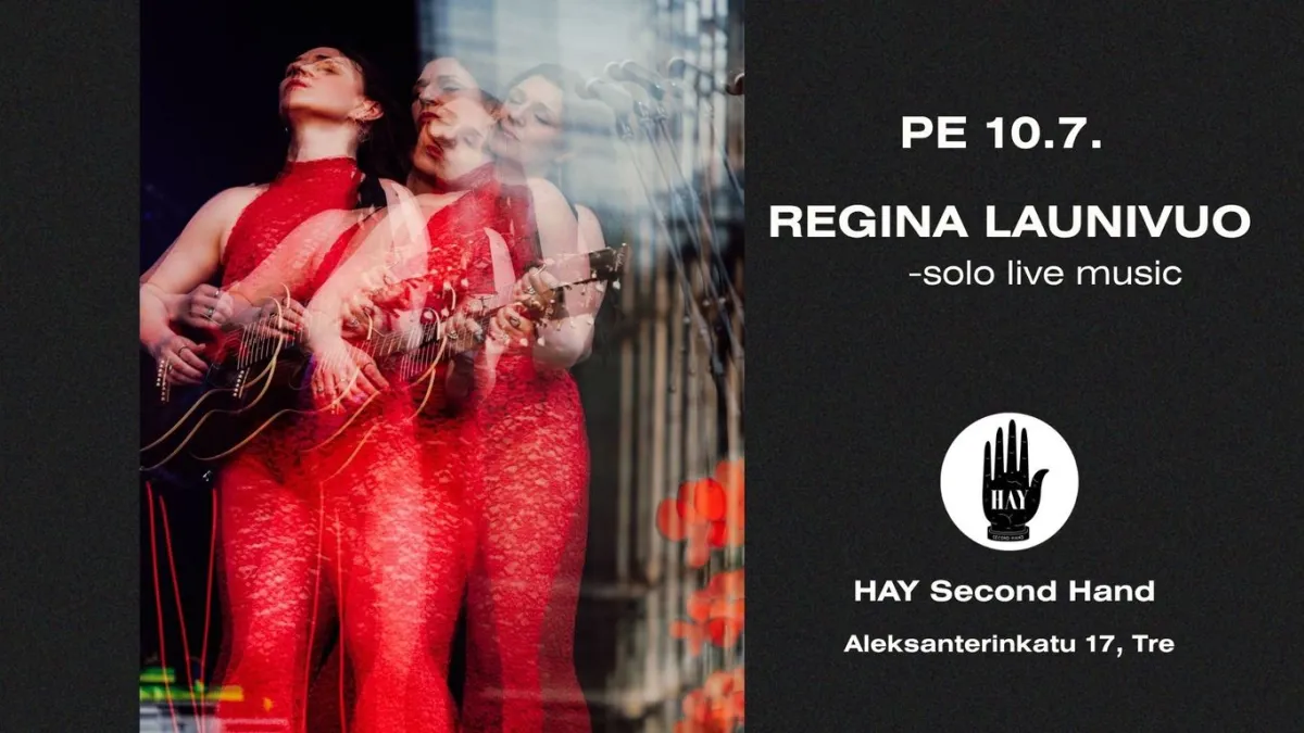 REGINA LAUNIVUO - solo live music @ HAY Second Hand / FREE